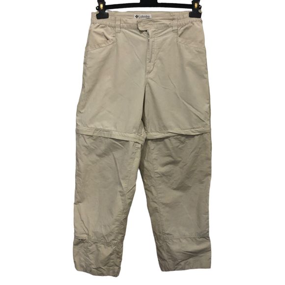 Columbia Women’s 6R Convertible Pants Hiking Outdoor Beige - Picture 4 of 16